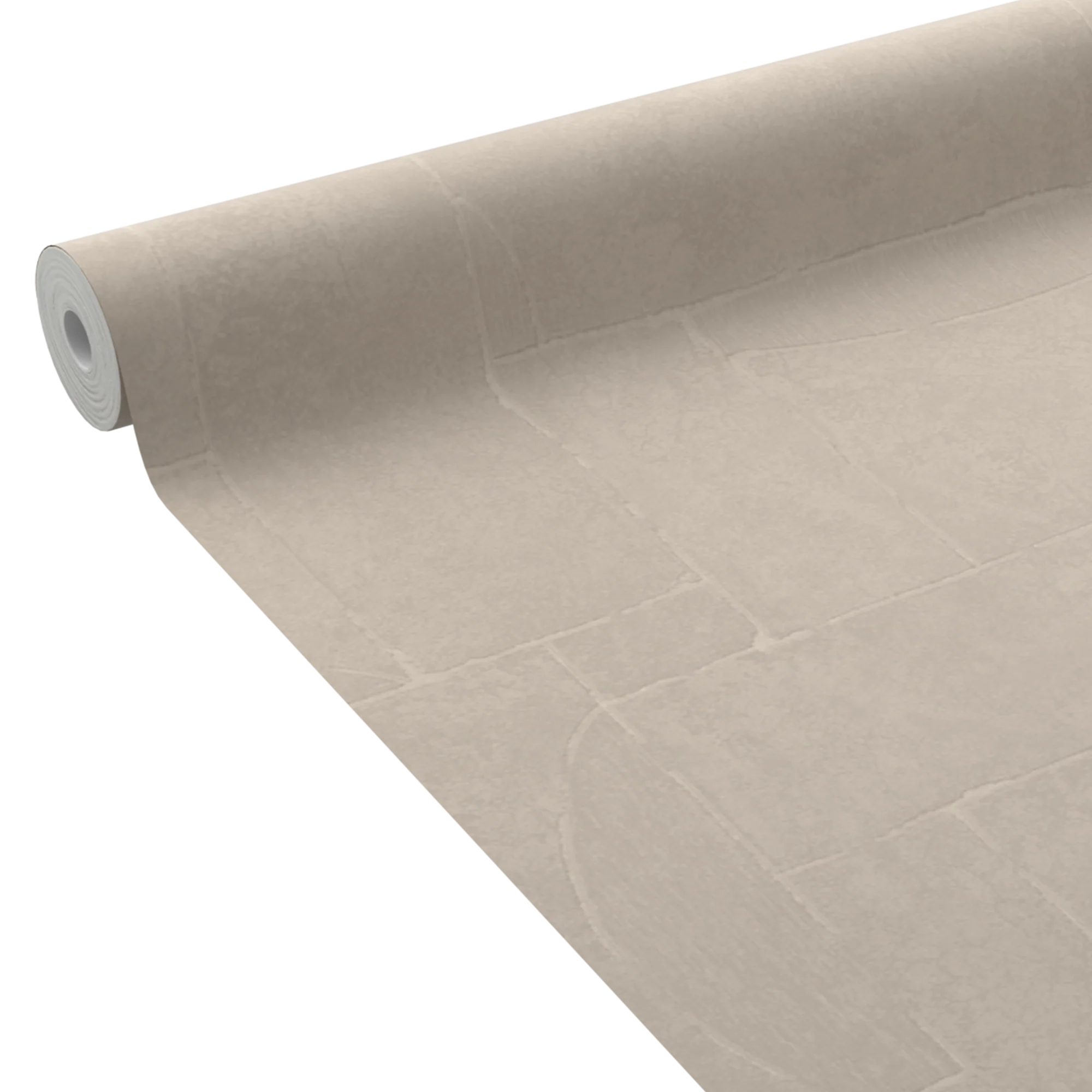 4MURS Papier peint intissé CLAY coloris blanc crème