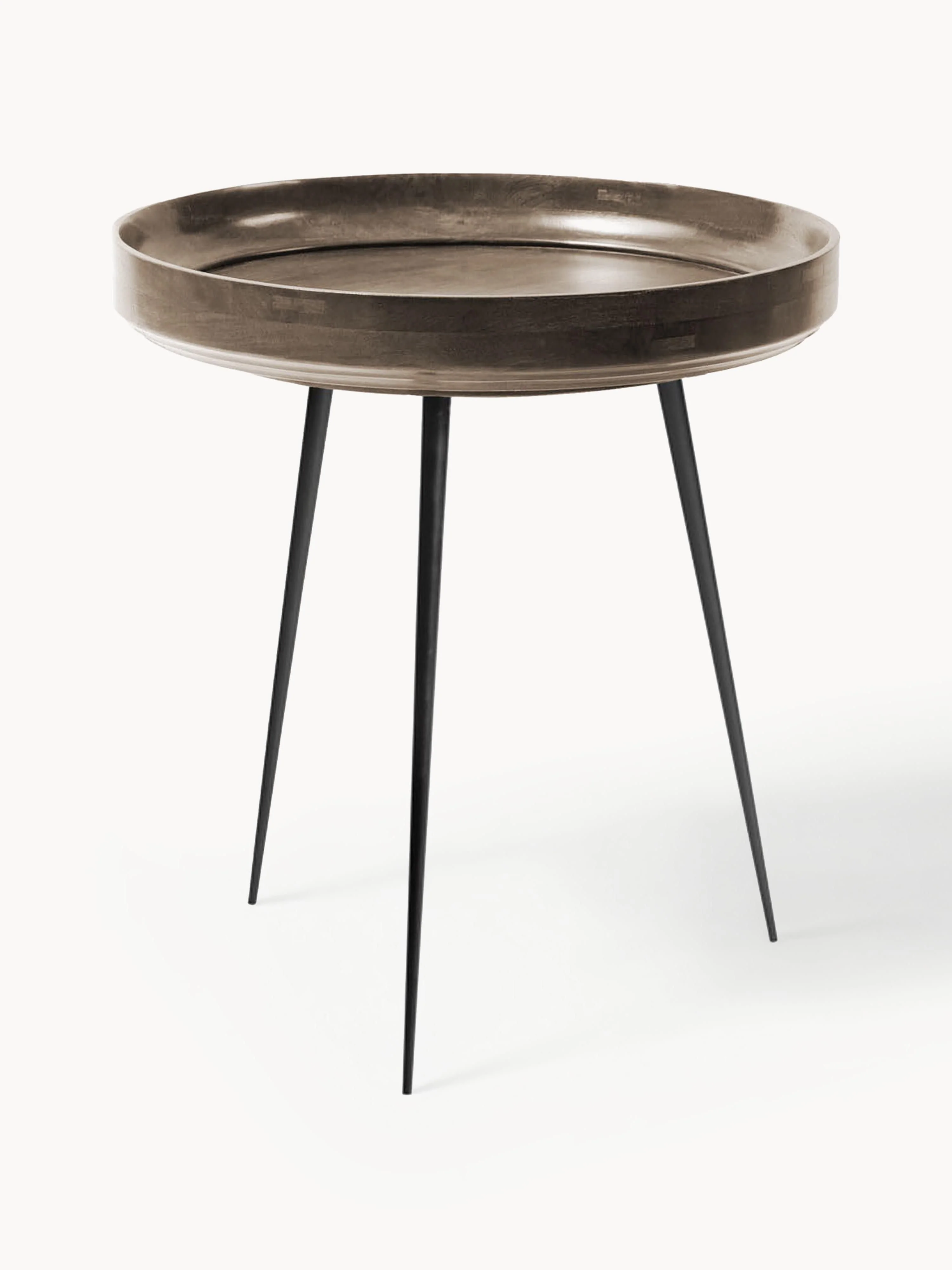 Runder Beistelltisch Bowl aus Mangoholz