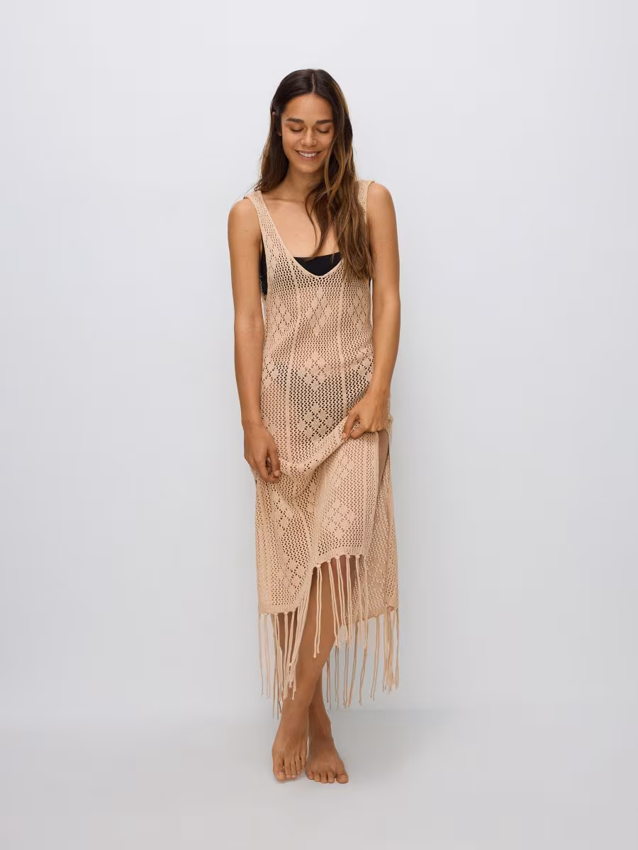 Openwork Beach Cover Up