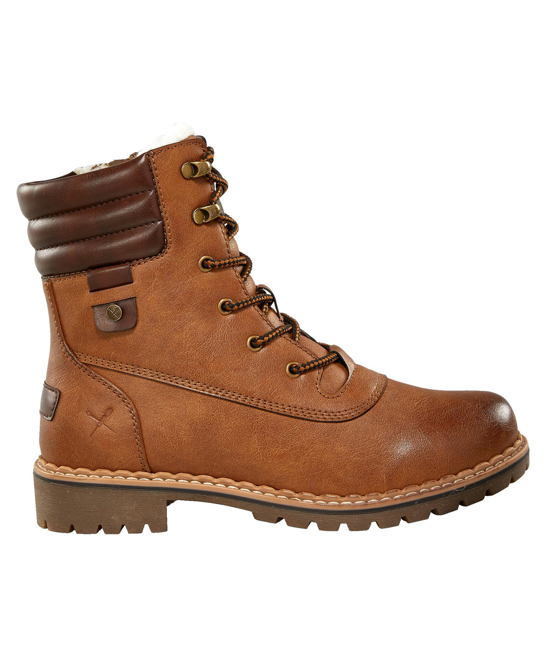 Denver Hayes Women's Laura Lug Sole Lace-Up Boots