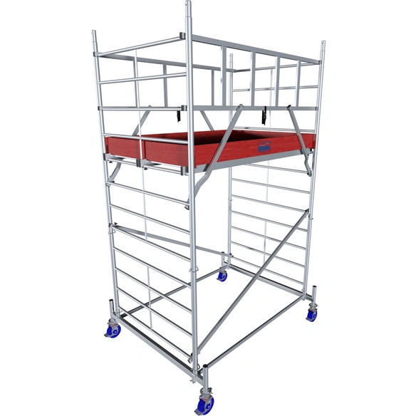 Fahrgerüst »ProTec«, Arbeitshöhe: 4,30 m, max. 200 kg/m², Aluminium