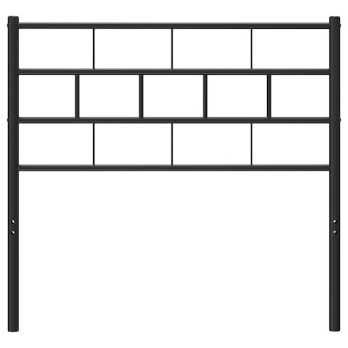 NNEVL Metal Headboard Black 90 cm