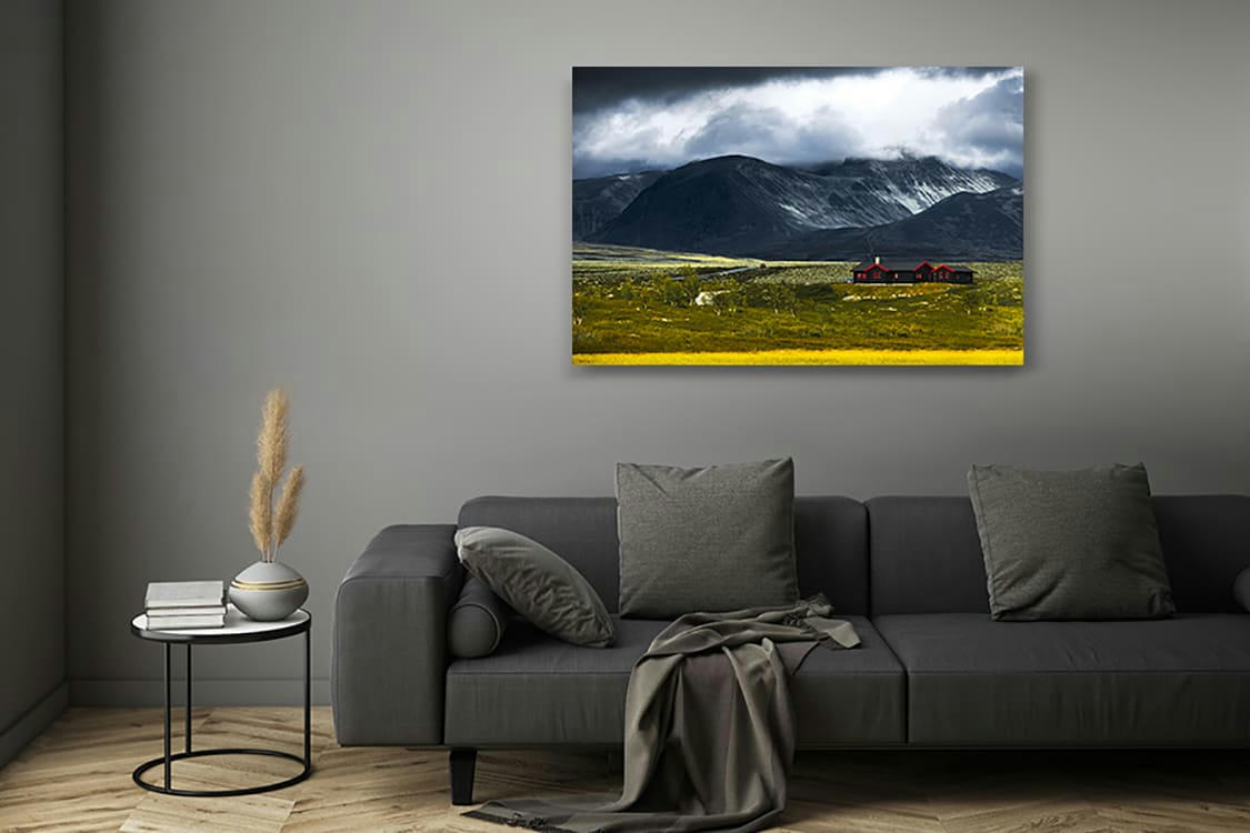 RONDANE - Photographie d'art d'Hugo Grandcolas  40x60 cm sur plexi