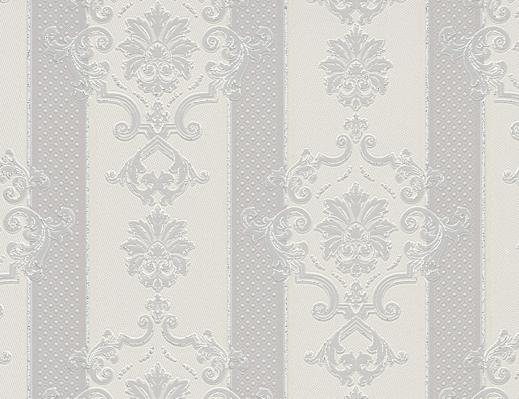 Vinyltapete Ornamente Flitter Beige