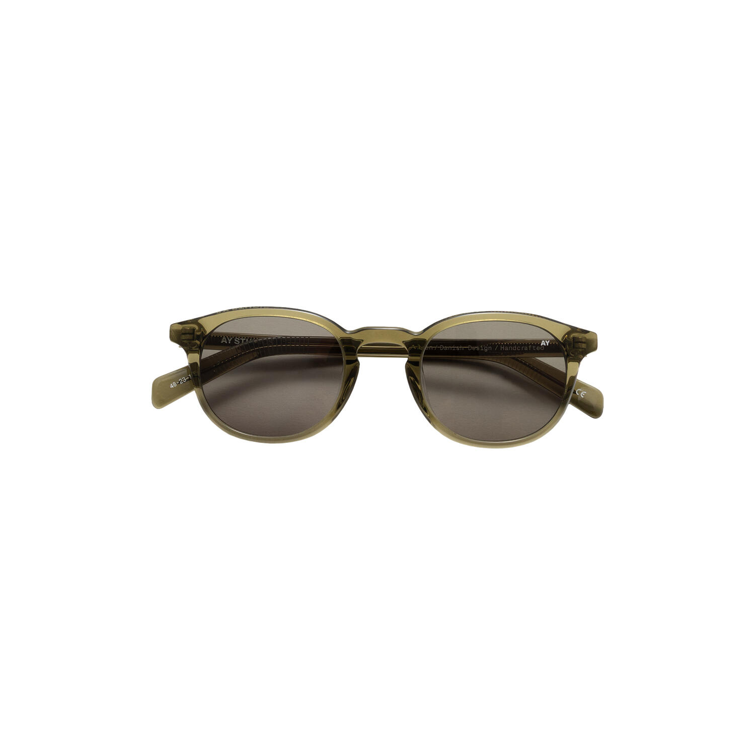 Alden Sunglasses, transparent green