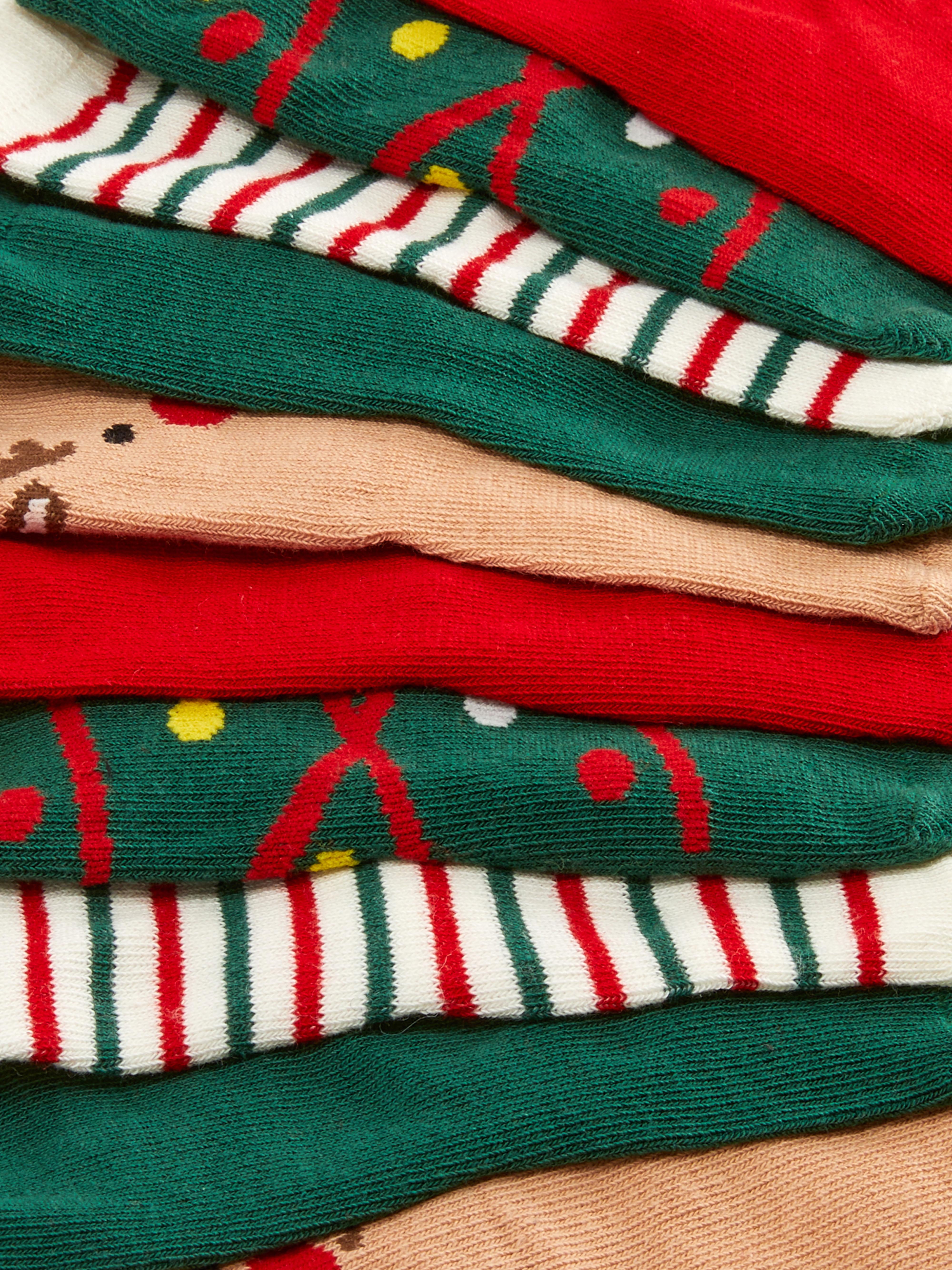 5pk Christmas Socks