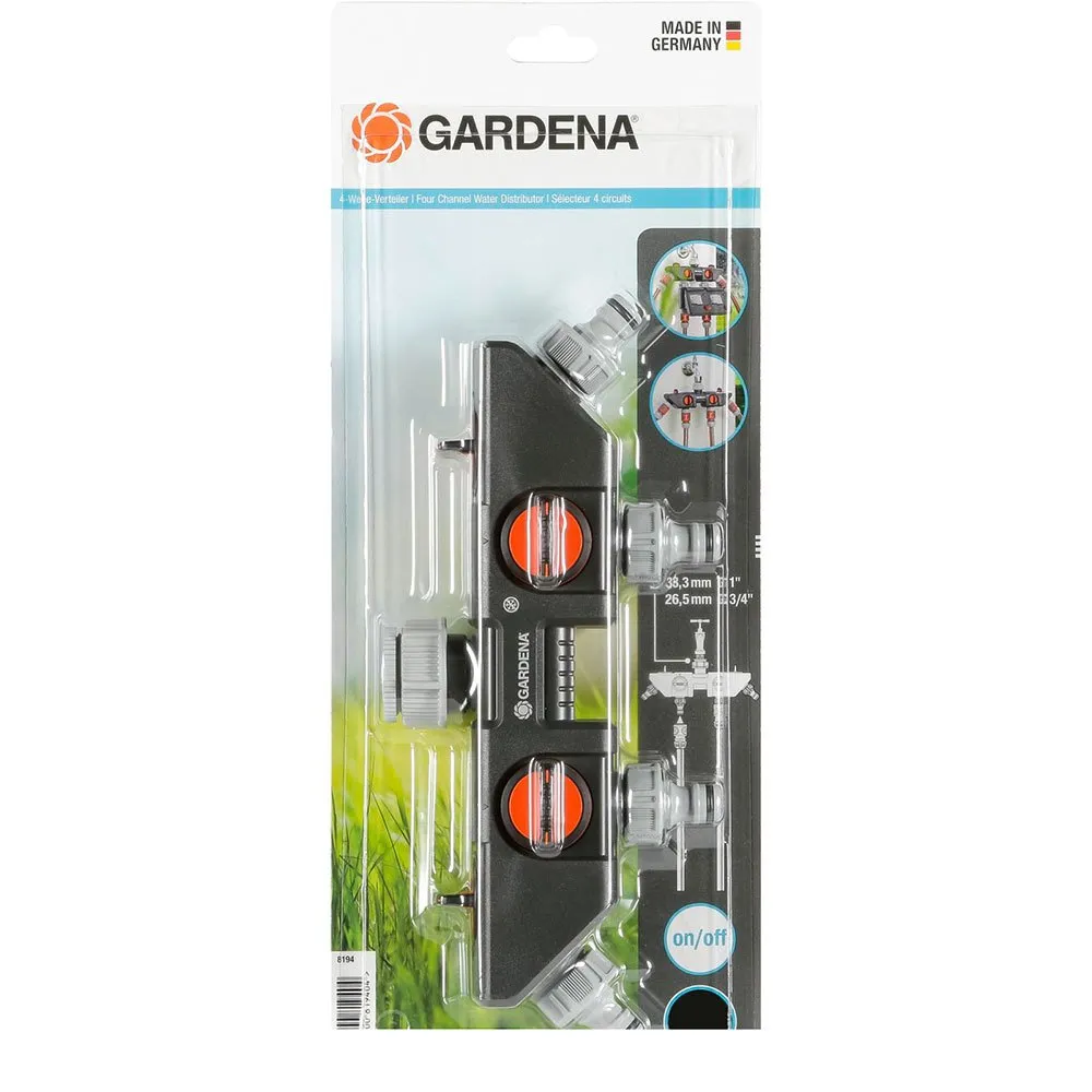 Gardena Four Channel Water Distributor