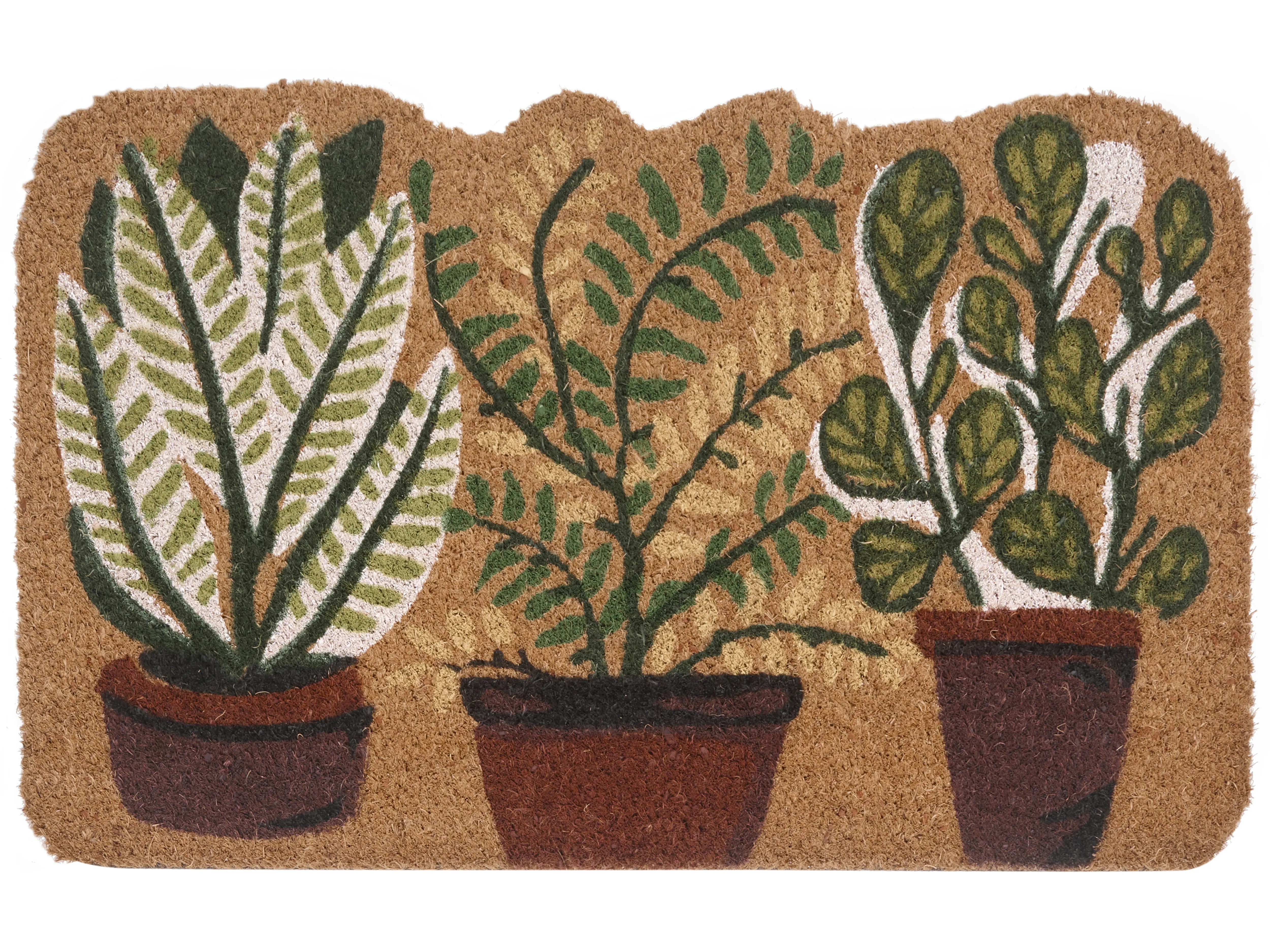 Doormat ANAMUDI Natural 40 x 60 cm Coir