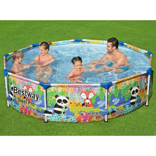 Basen stelażowy ogrodowy 274x66 Bestway zestaw 4w1