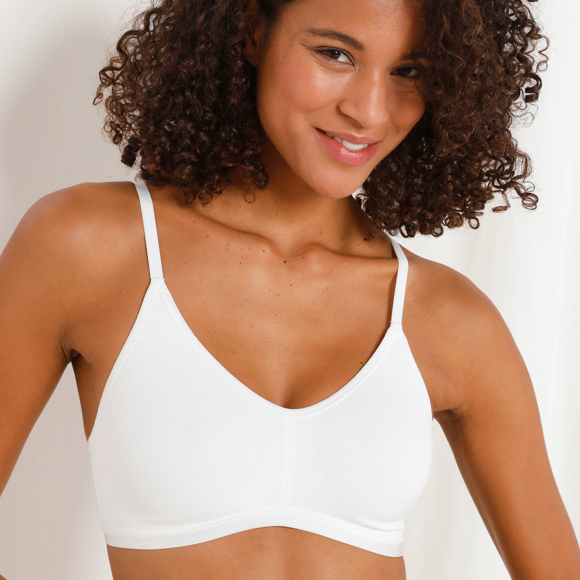 Soutien-gorge &laquo;&nbsp;Go Daily&nbsp; Coton&raquo; coton stretch - sans armatures