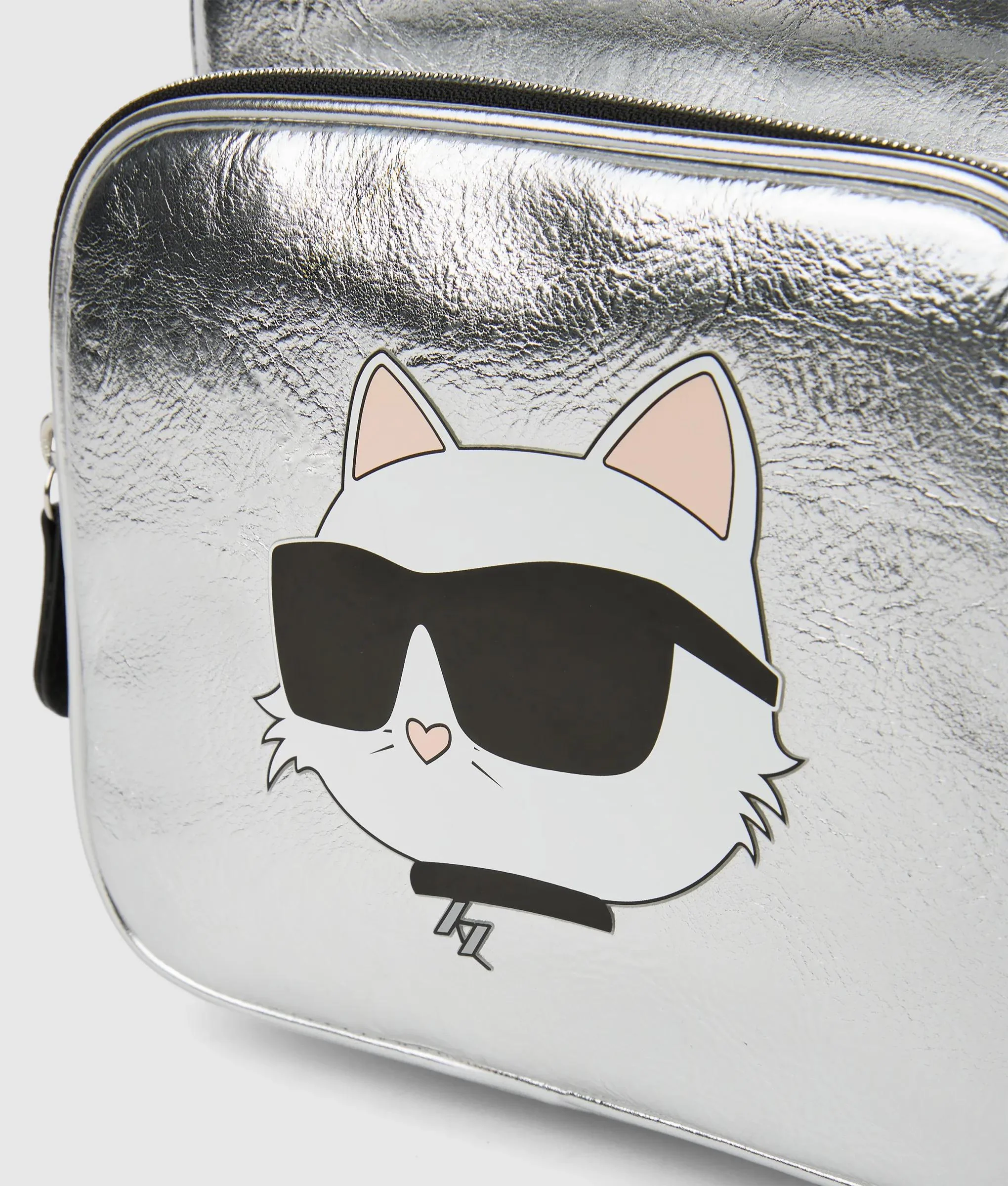 Sac à dos Ikon Choupette métallique pour fille