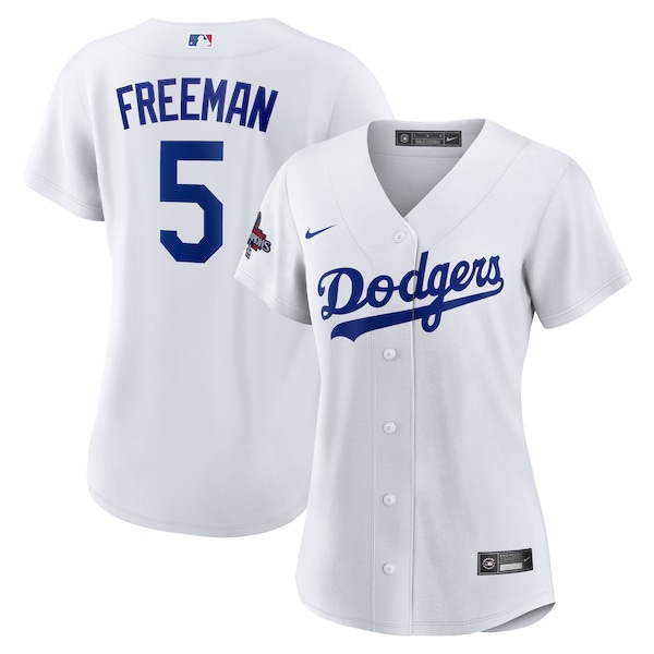 Freddie Freeman Los Angeles Dodgers Nike Women's 2024 World Series Champions Home Replica Player Jersey - White