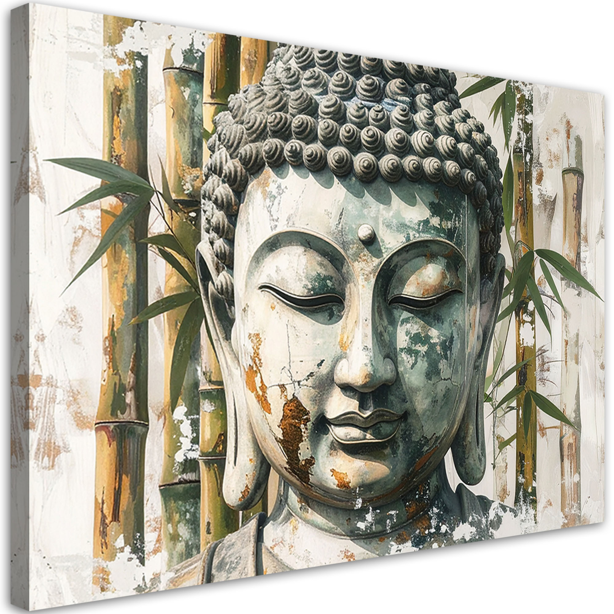 Obraz do salonu sypialni biura, Harmonia Budda Zen Spa Bambus 30x20