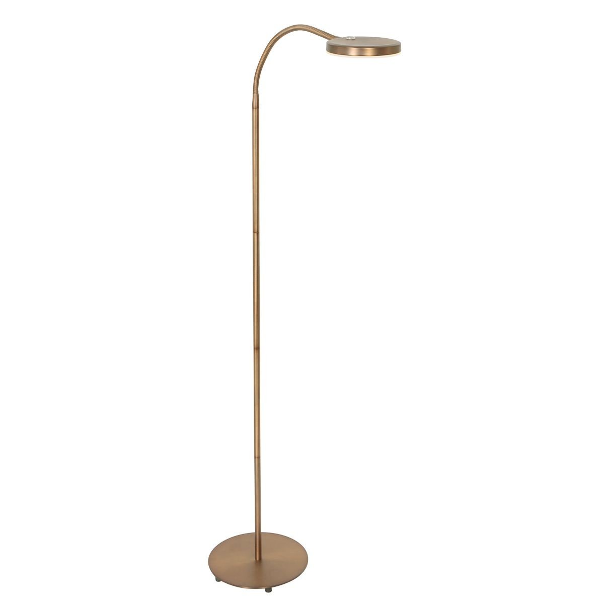 Mexlite vloerlamp Platu - 1 lichts - 64x 132 cm - brons