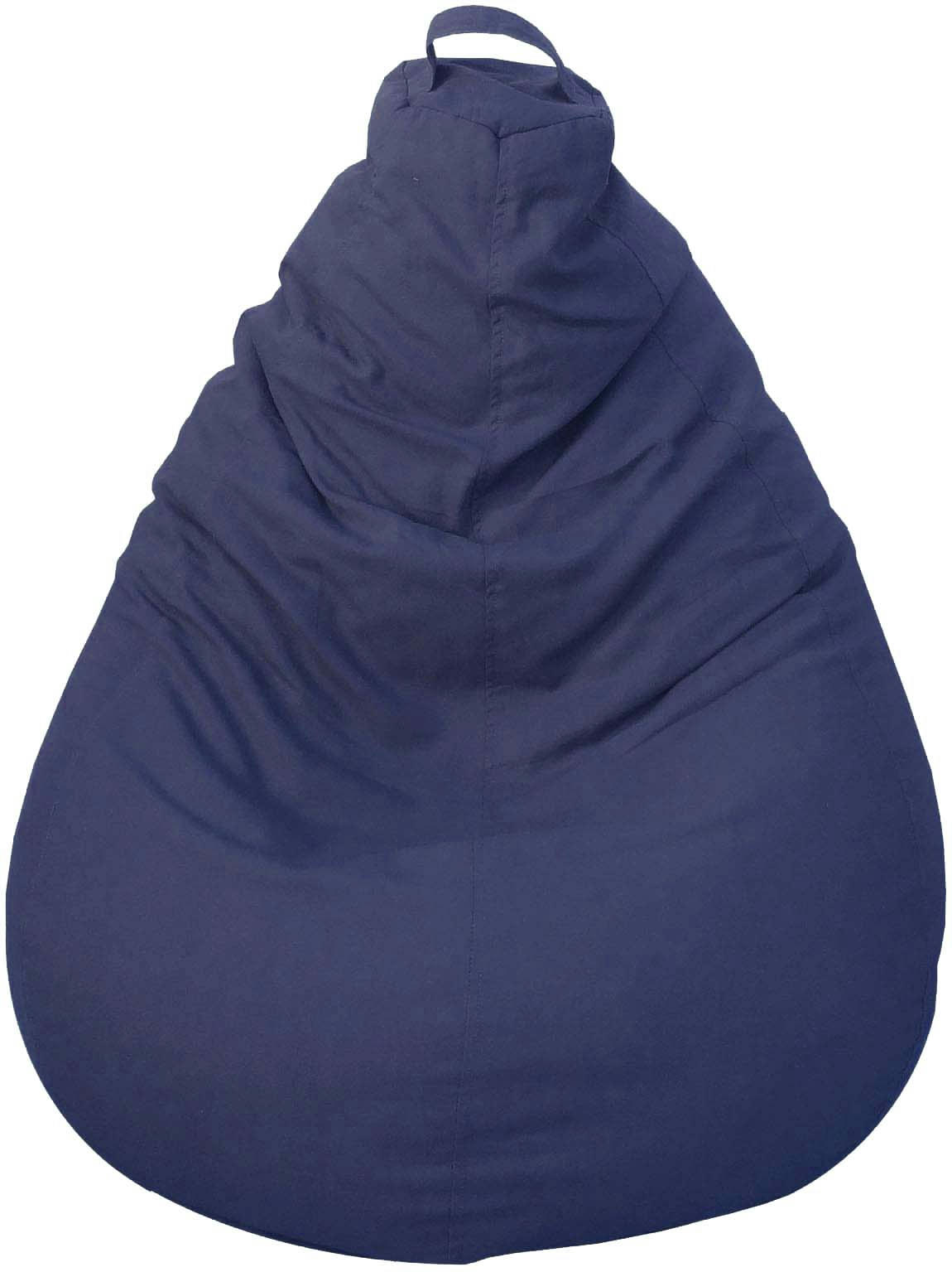 - Poire en coton lana 75 x 110 cm bleu marine