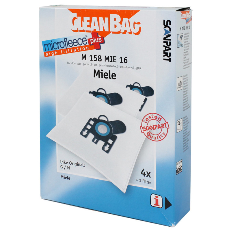 Sac pour aspirateur Miele GN M158MIE16 4 pièces