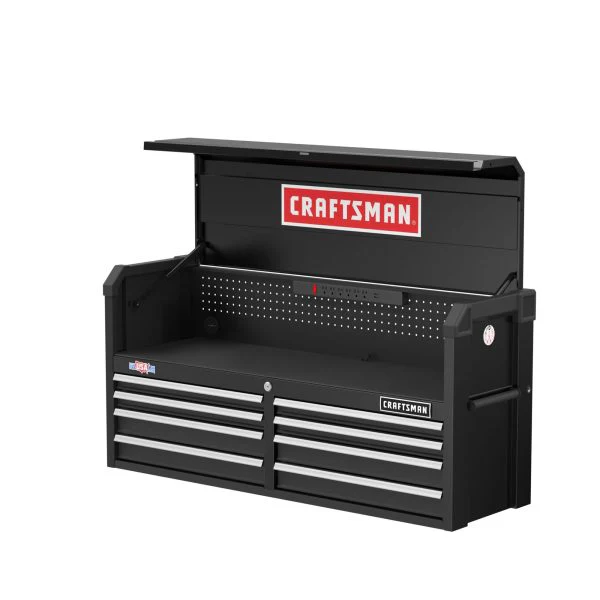 51.5-in W x 24.7-in H 8-Drawer Steel Tool Chest (Black)