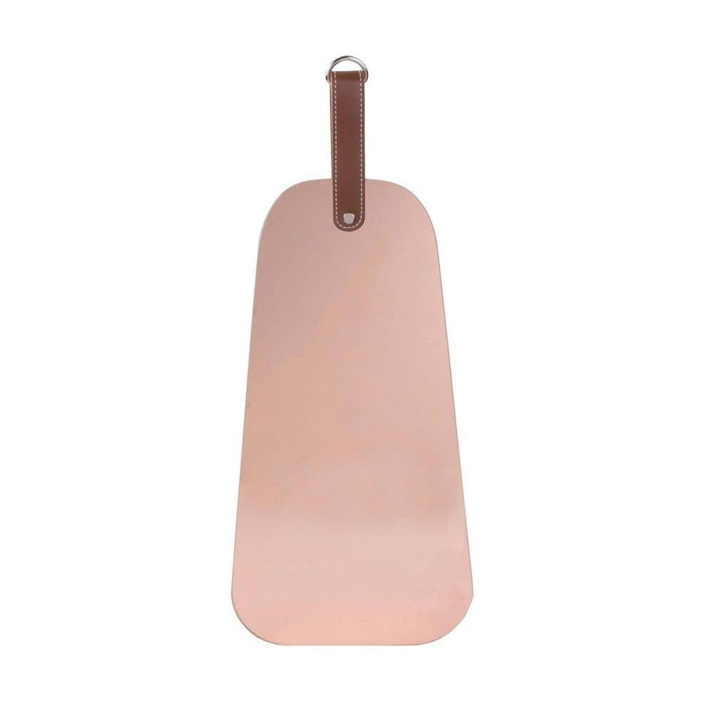 - Miroir cuivre rose avec anse trapèze