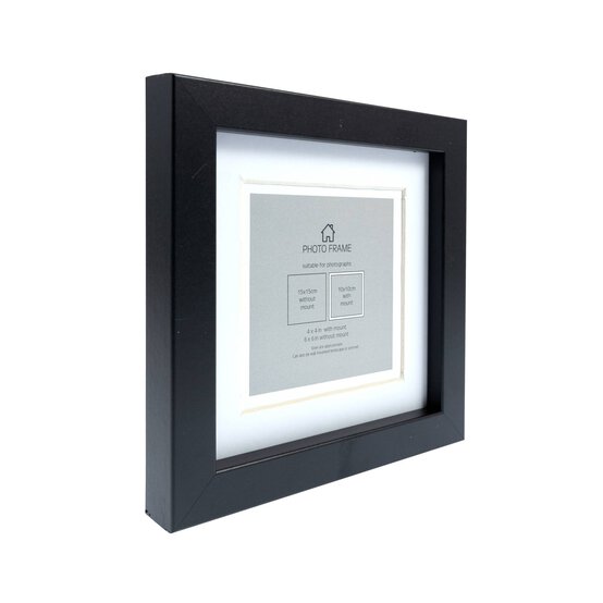 Black Photo Frame 15cm x 15cm
