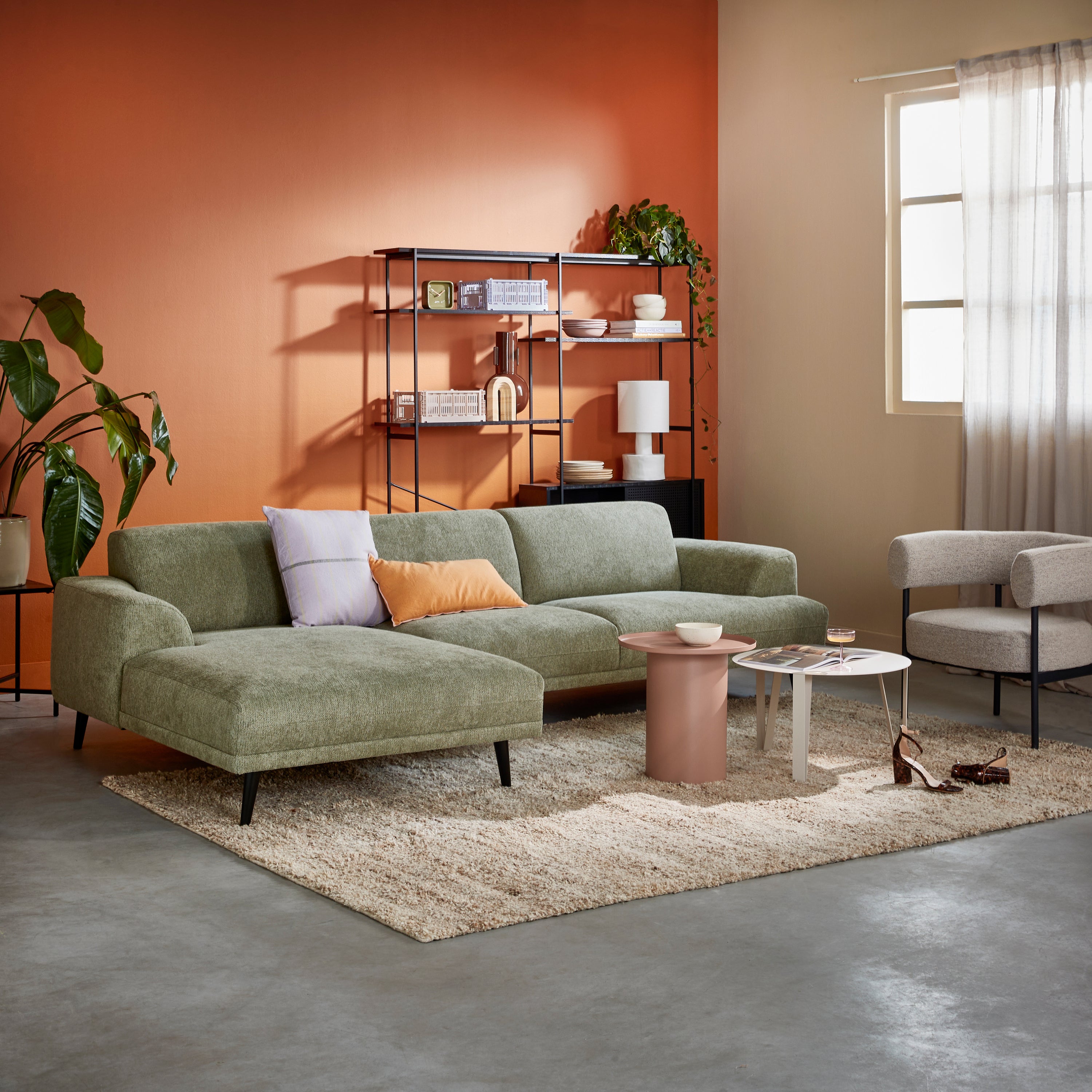 by fonQ Clip Bijzettafel Ø 60 cm - Greige