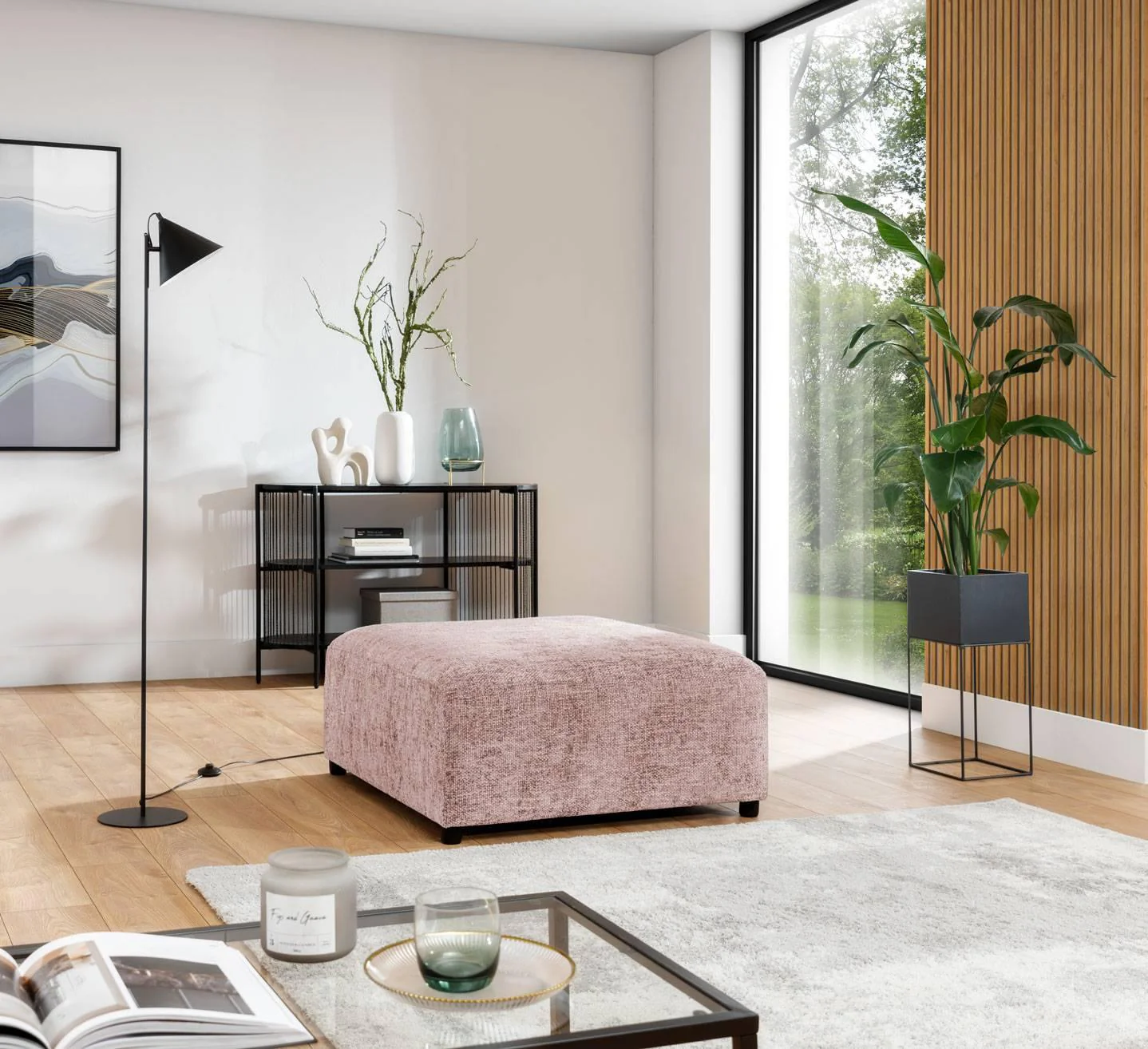 Hocker Rizza chenille