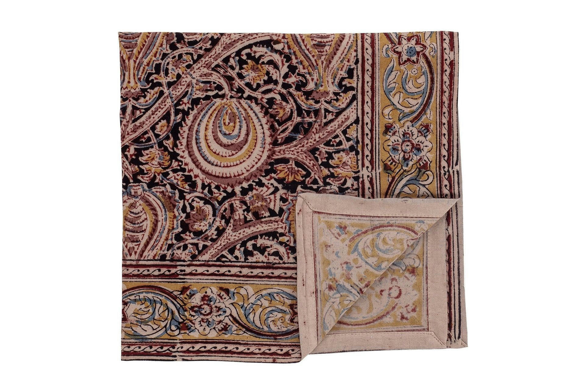 NILL - Serviette de table en coton rouge