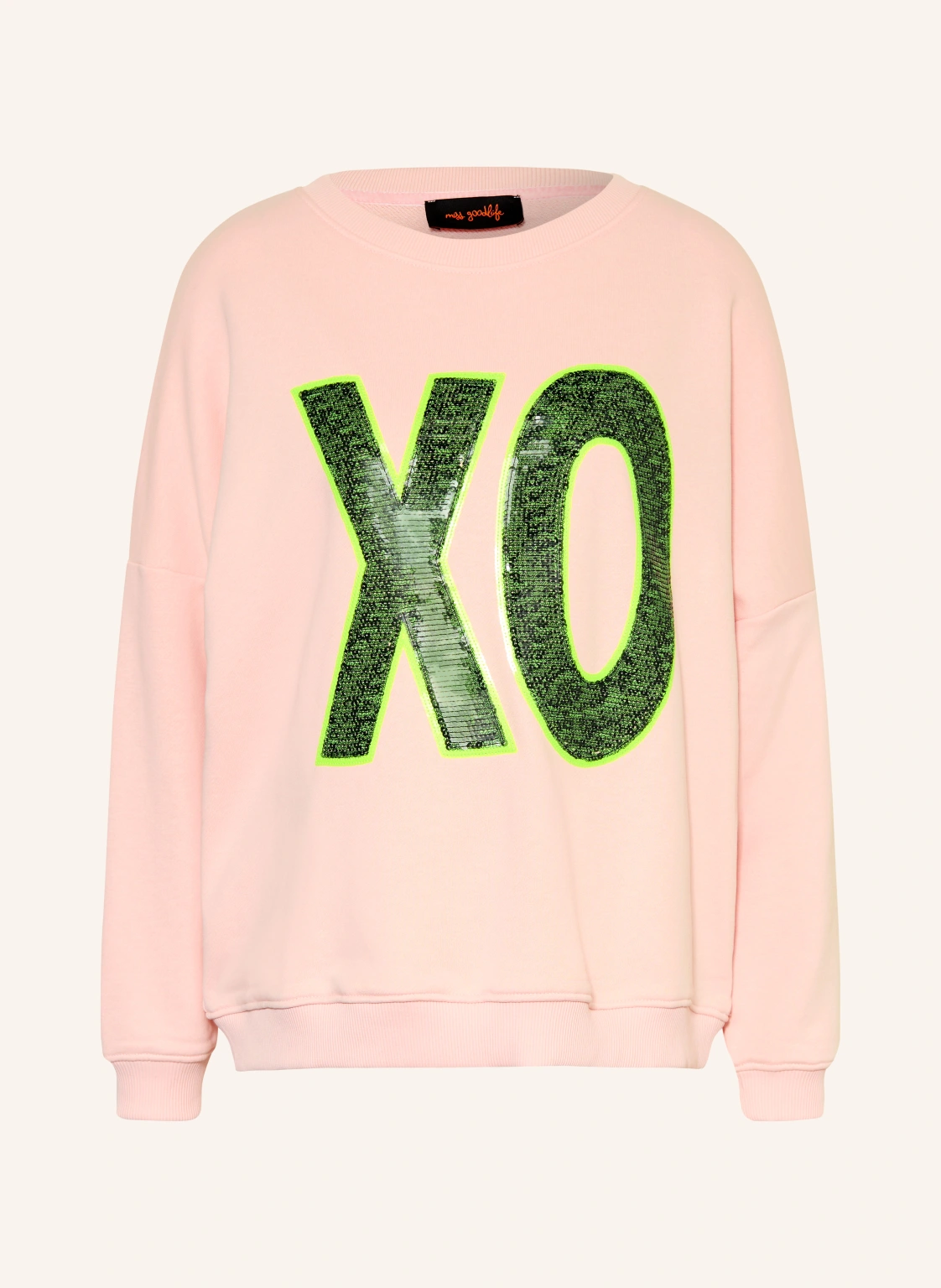 miss goodlife Oversized-Sweatshirt mit Pailletten