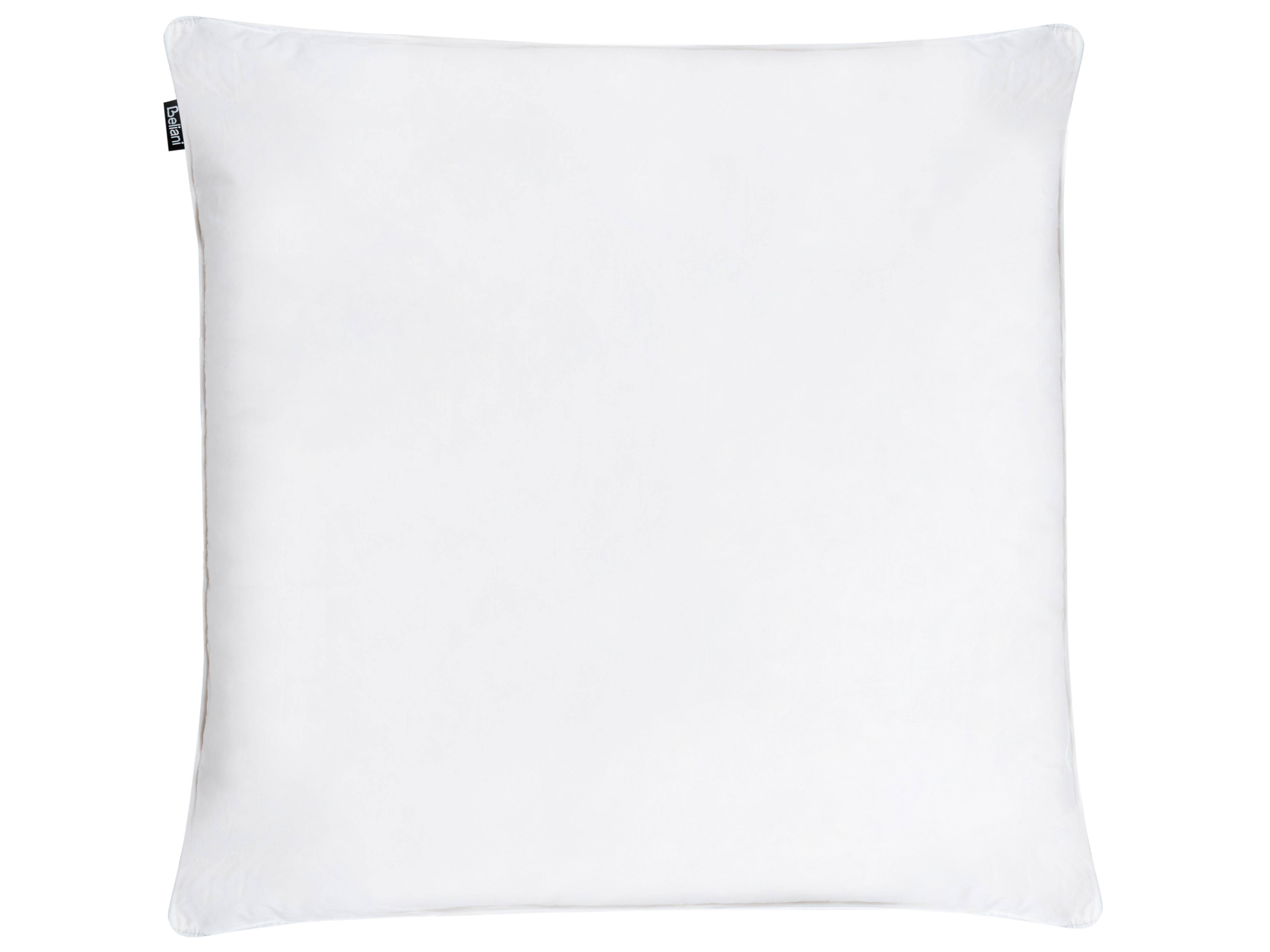 Bed Pillow VIHREN Low Duck Feathers and Down 80 x 80 cm White