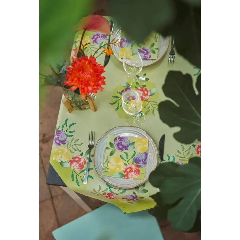 Serviette 50er-Set Soft Tropics