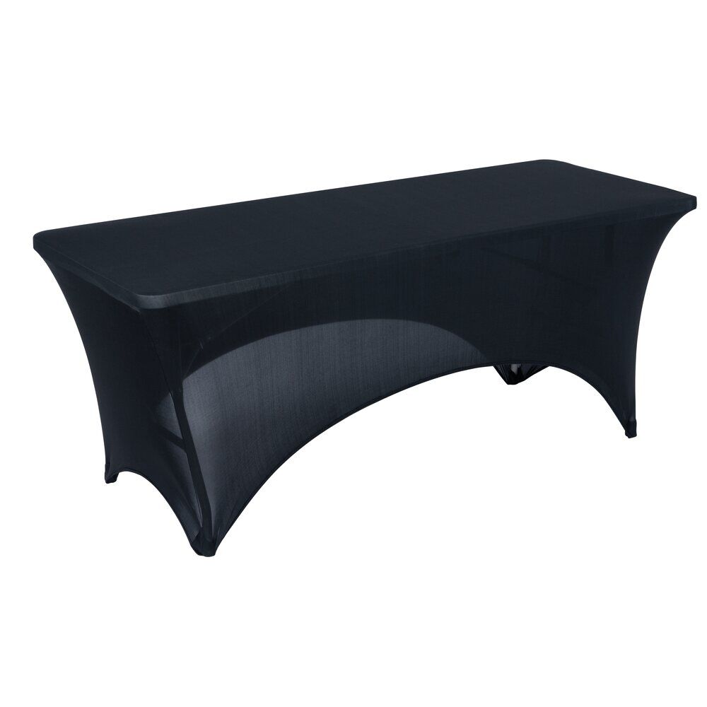 Housse de table rectangulaire Fiesta 180x74xH76cm noir