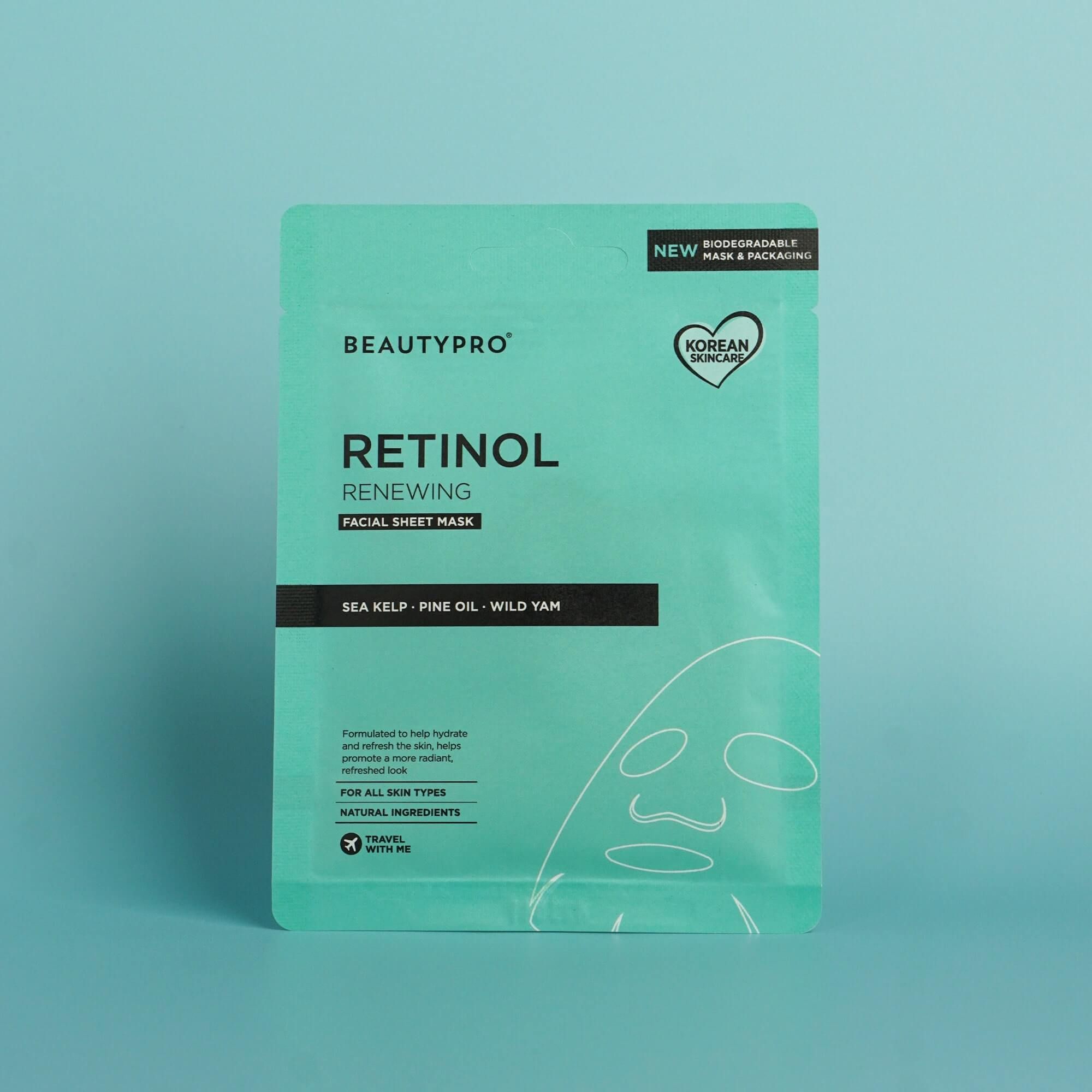 BEAUTYPRO Retinol Renewing Sheet Mask - Pack Of 4