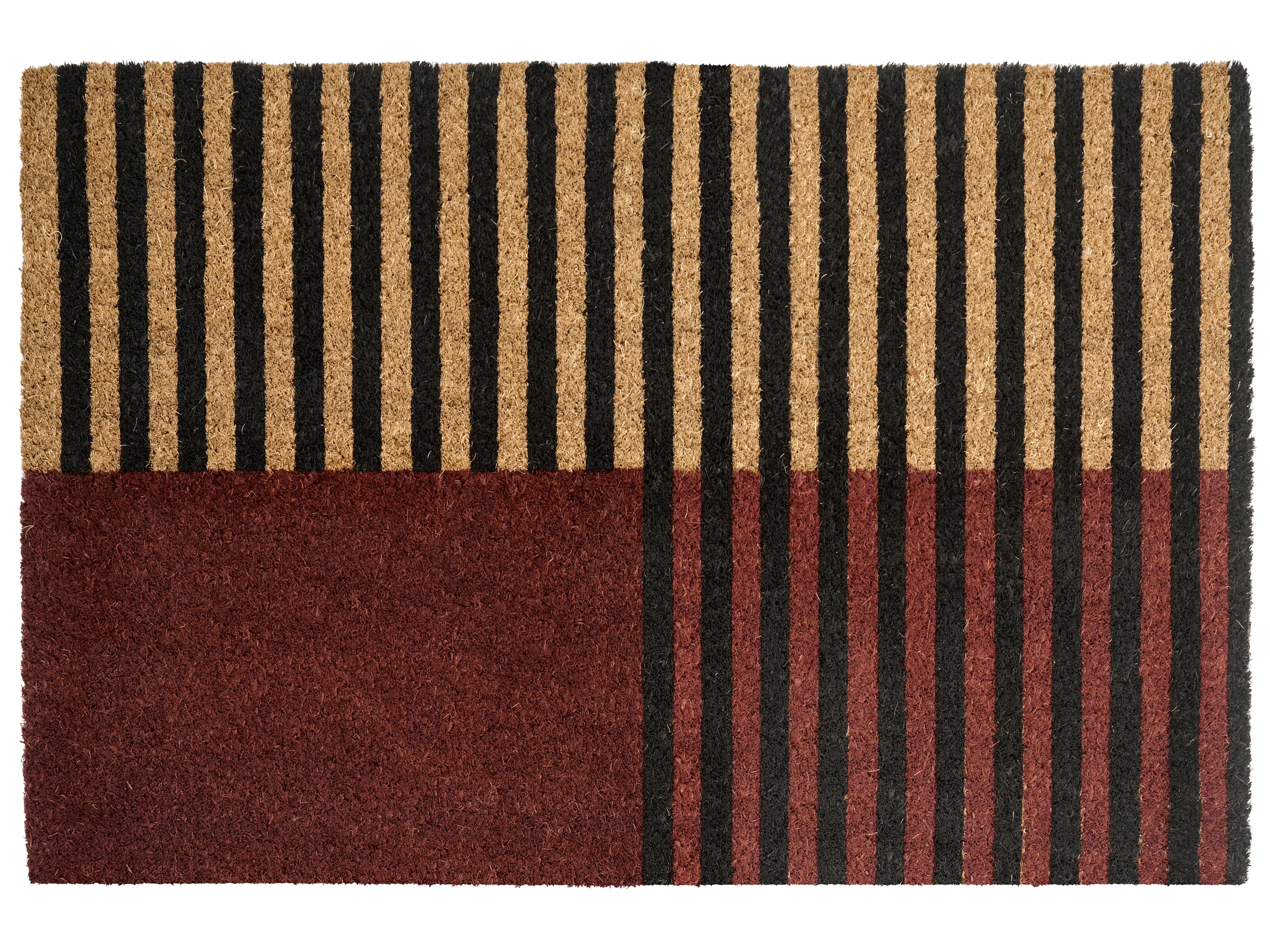 Doormat TUKSUK Brown/ Beige 40 x 60 cm Coir