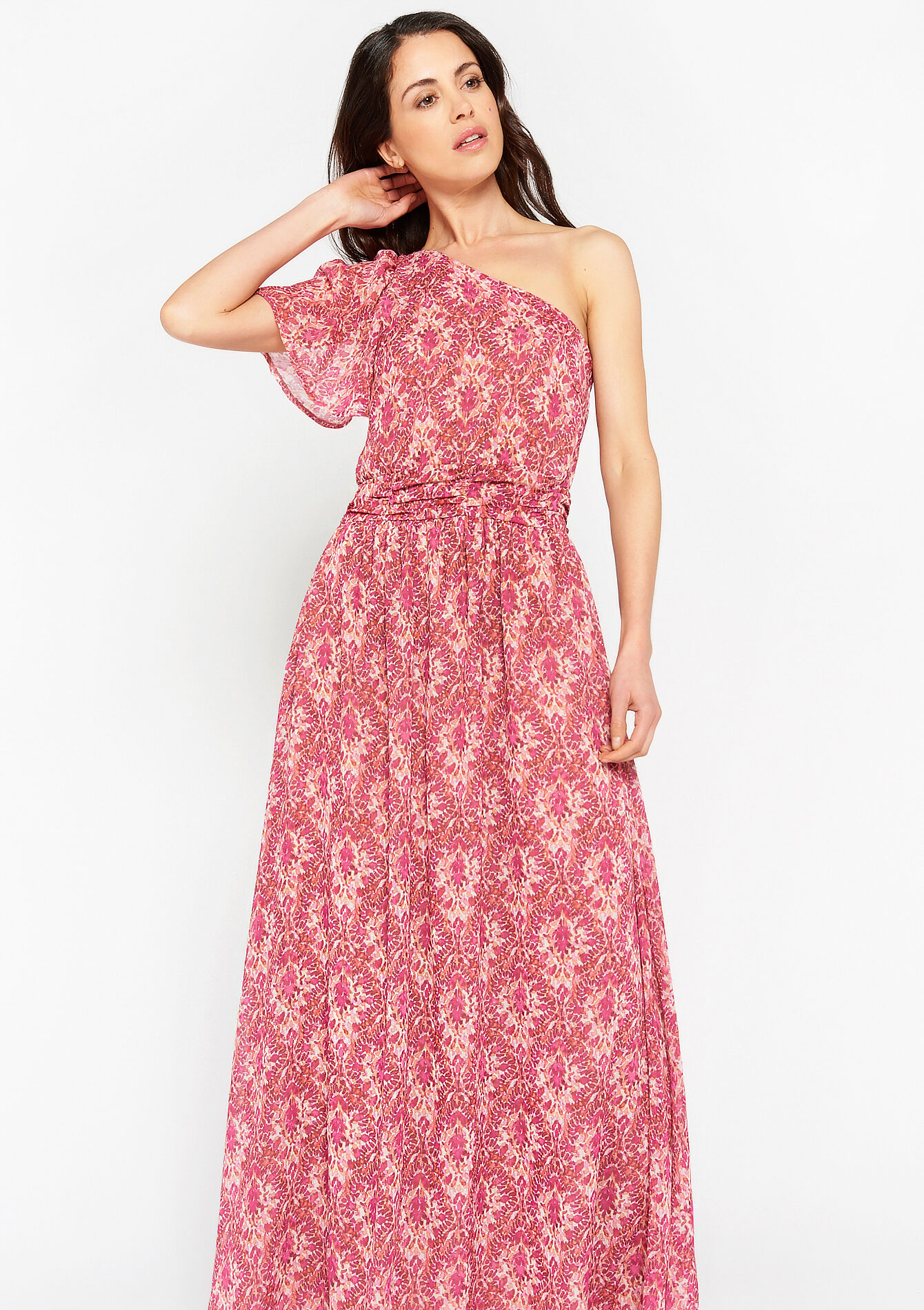 Maxi-jurk met bloemenprint
