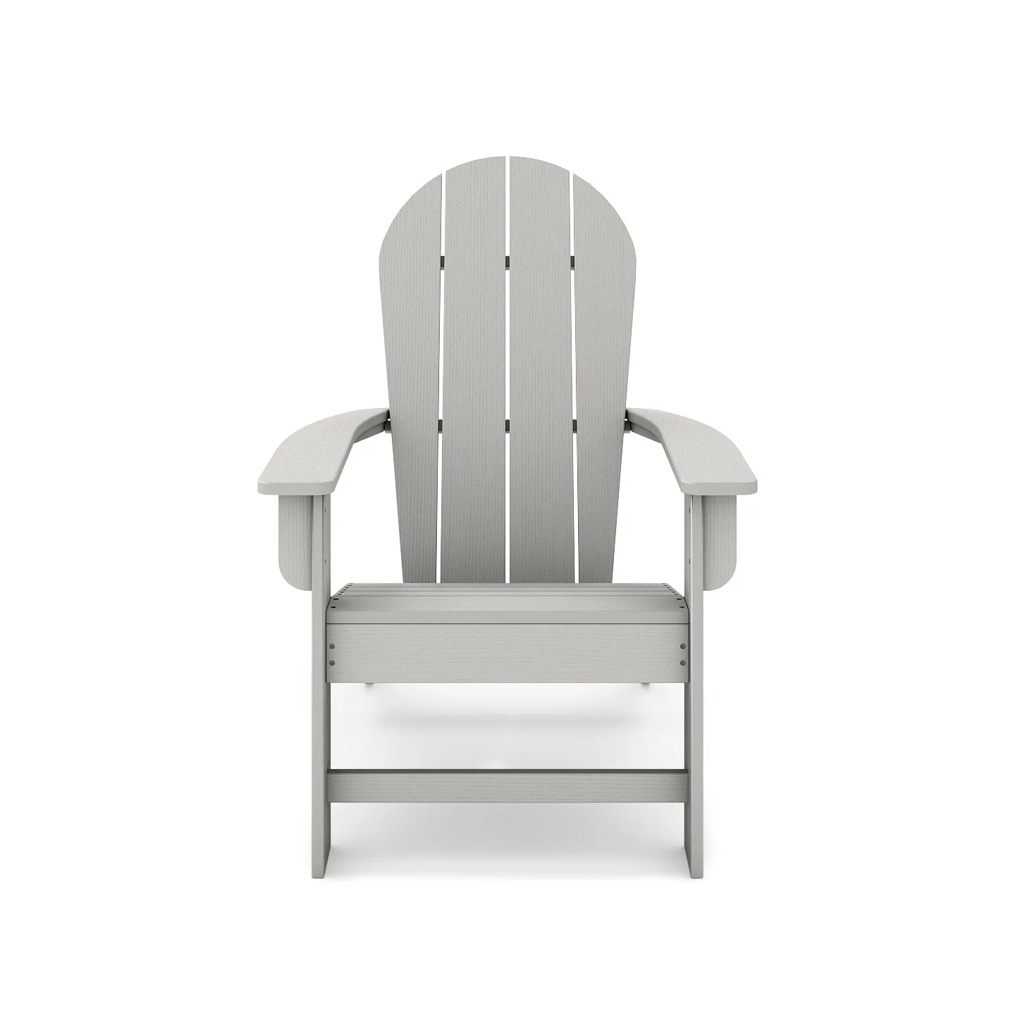Dark Gray Adirondack Chair - Premium Hdpe Poly Lumber For Pool, Patio, And Garden Elegance
