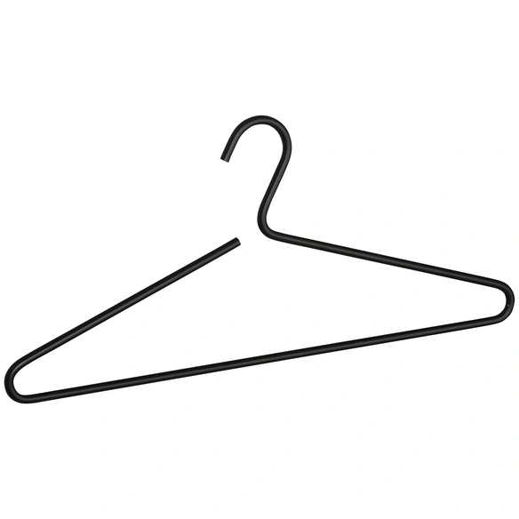 Kleiderbügel, 5 Stk., schwarz