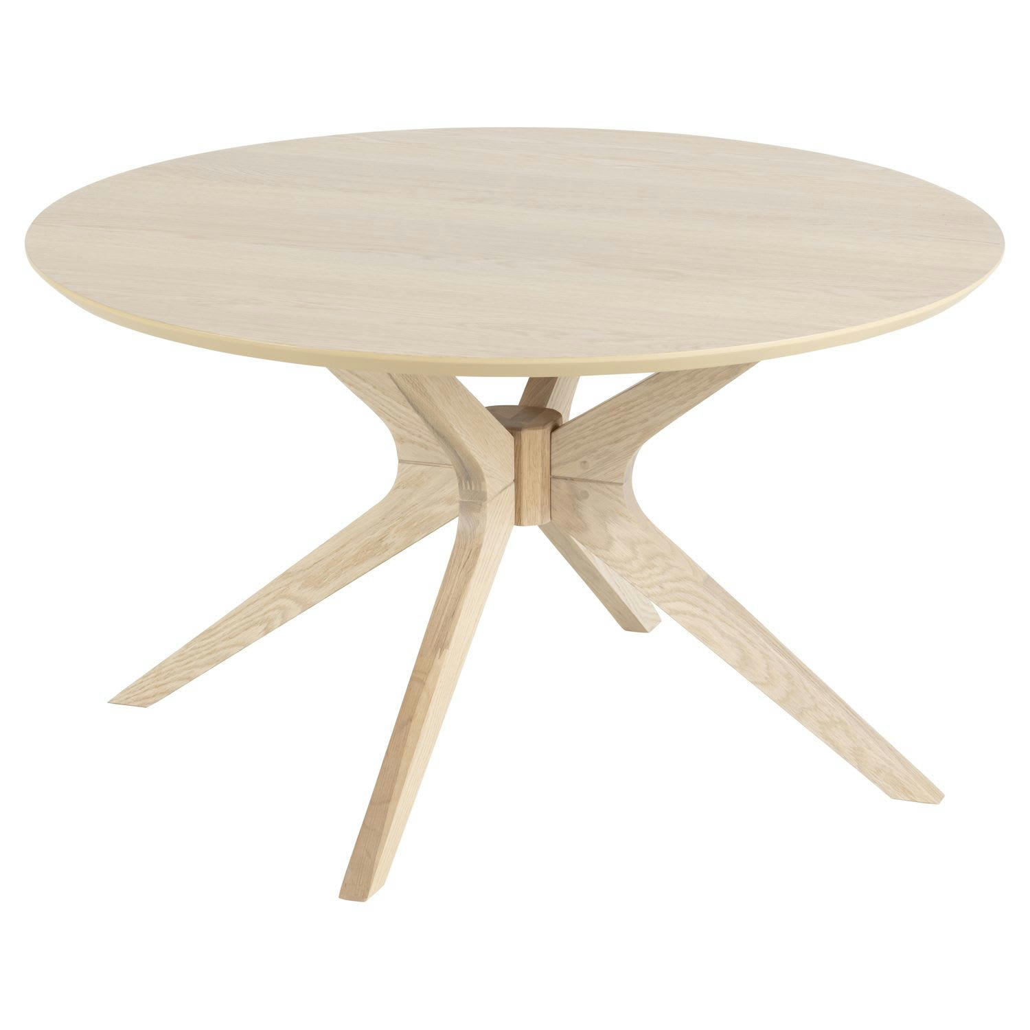 DUNE - Table basse ronde en mdf beige
