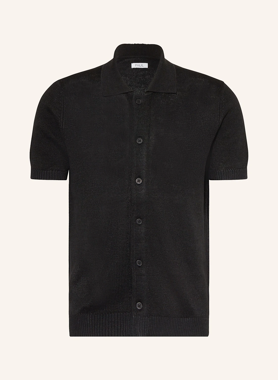 PAUL Strickhemd Comfort Fit aus Leinen