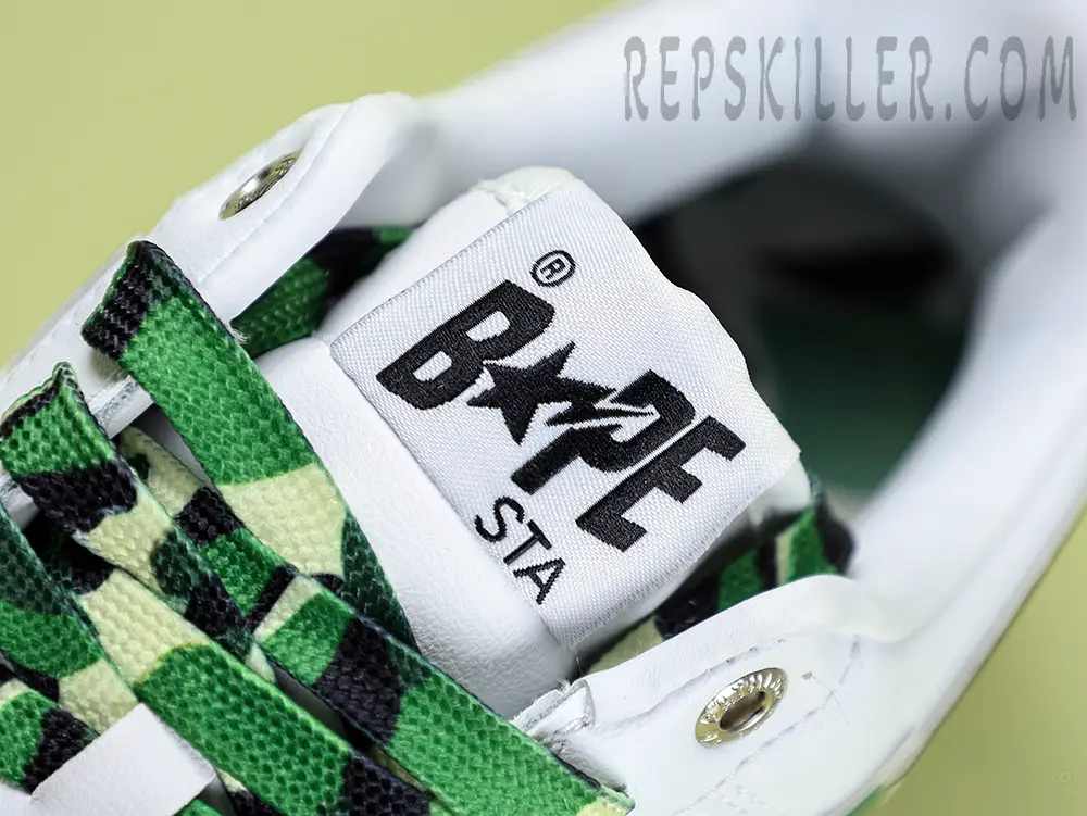 A BATHING APE BapeSta ABC Camo Green Low Sneakers