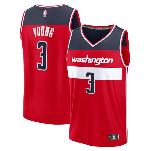 Trae Young Washington Wizards  Fast Break Jersey - Icon Edition - Red