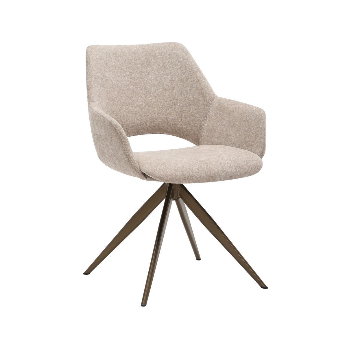 Starfurn eetkamerstoel Daisy - beige - 60x61x82cm