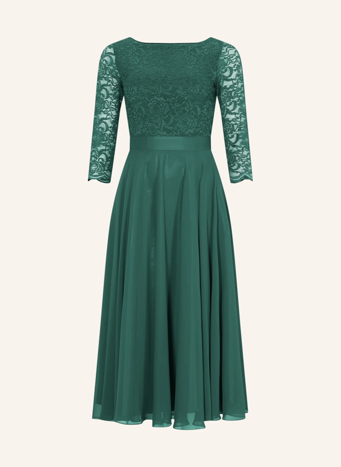 SWING Cocktailkleid mit Spitzenbesatz