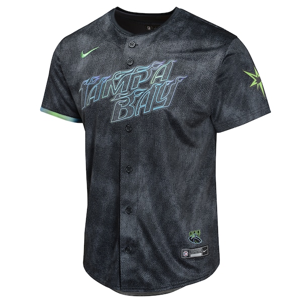 Shane McClanahan Tampa Bay Rays Nike Youth 2024 City Connect Limited Player Jersey - Charcoal