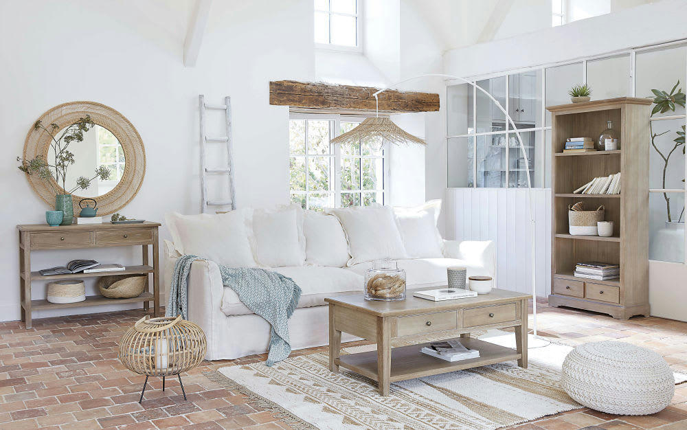 Ines - Echelle décorative en chêne blanc