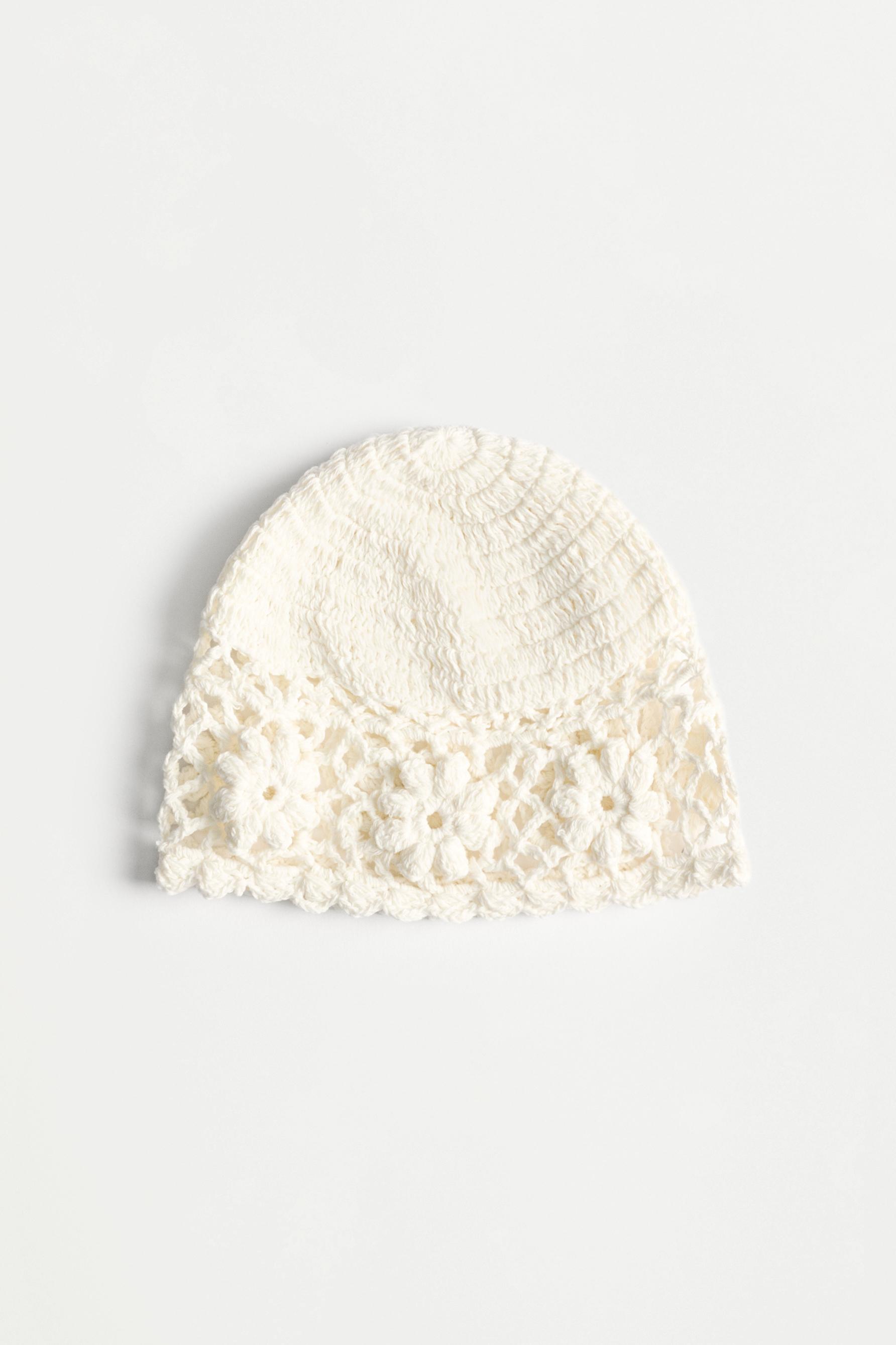 Casquete efecto crochet