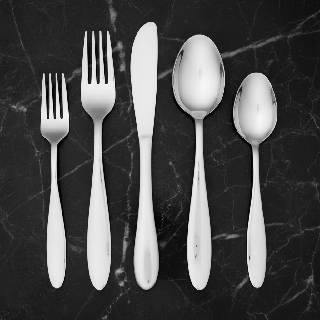 Jasmine 30 Piece Flatware Set With Caddy, Service for 6