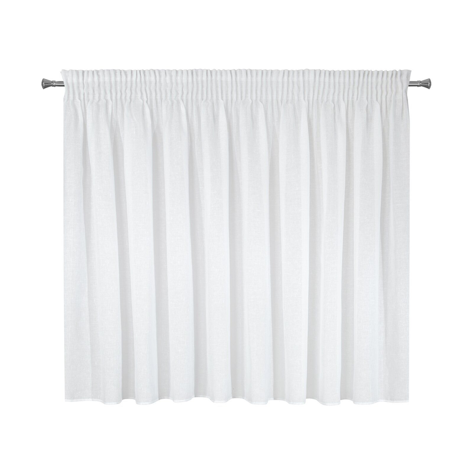 Firana na taśmie VIOLA 400x145 biała