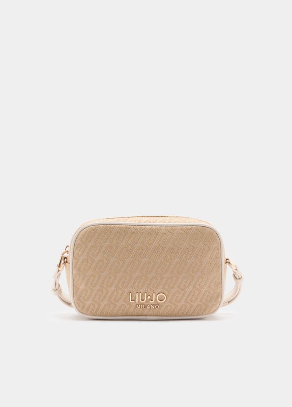 Borsa a tracolla piccola jacquard