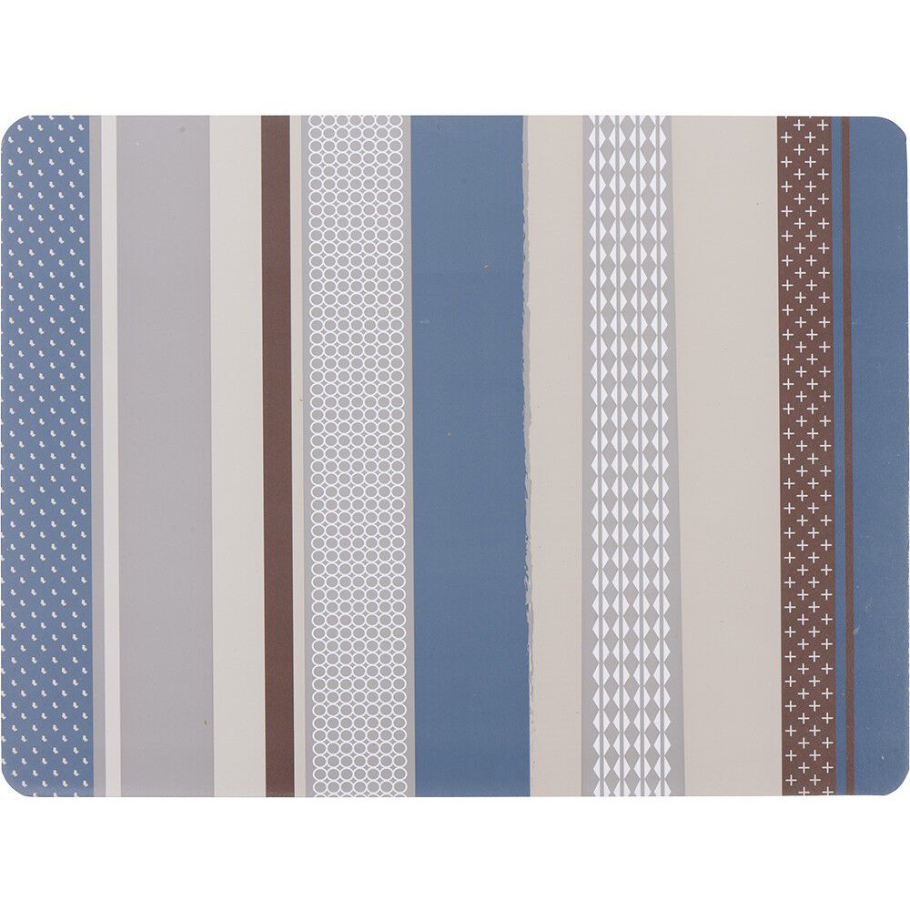 Set de table rectangulaire mdf imprimé Bayadère Actuel