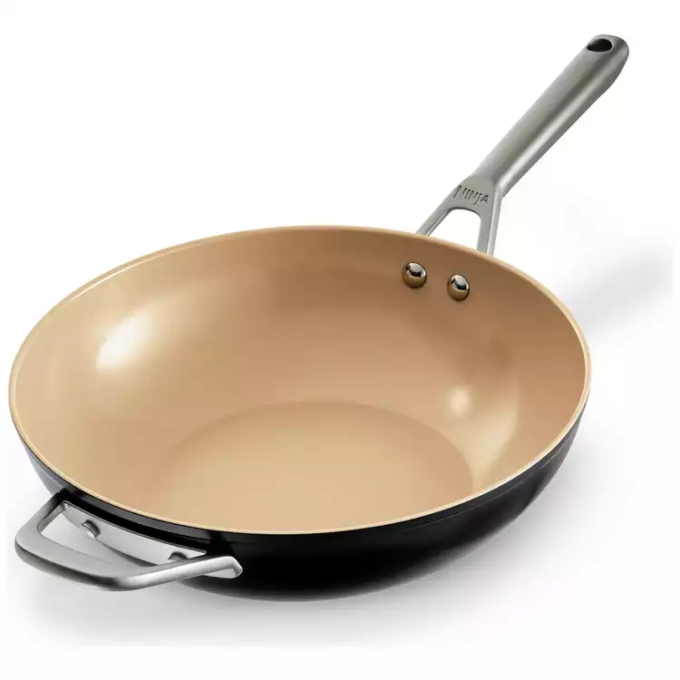 Ninja 28cm Extended Life Ceramic Aluminium Wok