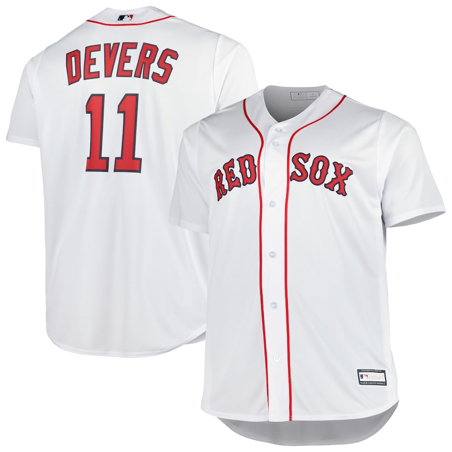 Rafael Devers Boston Red Sox Big & Tall Replica Player Jersey - White